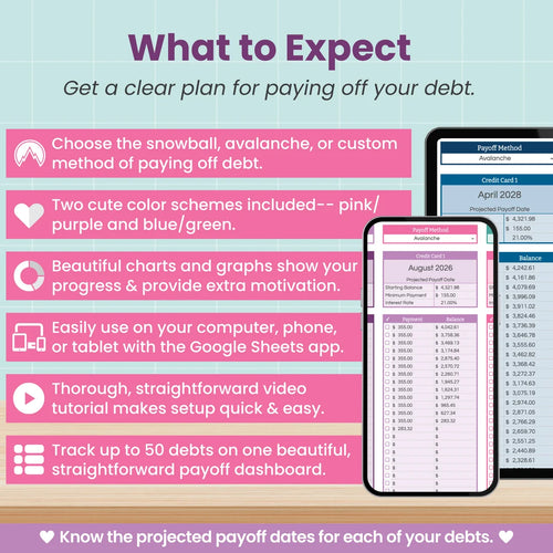Debt Snowball Spreadsheet